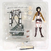 Figuras de Acción Coleccionables de Attack on Titan: Eren, Mikasa y Levi - GambareG
