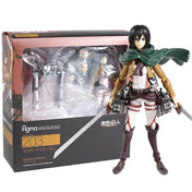 Figuras de Acción Coleccionables de Attack on Titan: Eren, Mikasa y Levi - GambareG