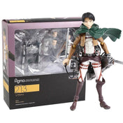 Figuras de Acción Coleccionables de Attack on Titan: Eren, Mikasa y Levi - GambareG