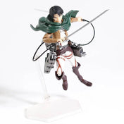 Figuras de Acción Coleccionables de Attack on Titan: Eren, Mikasa y Levi - GambareG