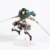 Figuras de Acción Coleccionables de Attack on Titan: Eren, Mikasa y Levi - GambareG