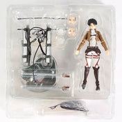 Figuras de Acción Coleccionables de Attack on Titan: Eren, Mikasa y Levi - GambareG