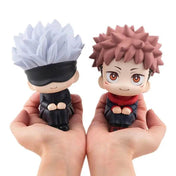 Figura Q de Jujutsu Kaisen - Yuji Itadori y Gojo Satori en PVC 10cm - GambareG