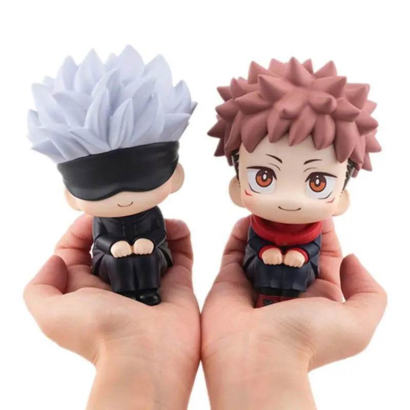 Figura Q de Jujutsu Kaisen - Yuji Itadori y Gojo Satori en PVC 10cm - GambareG