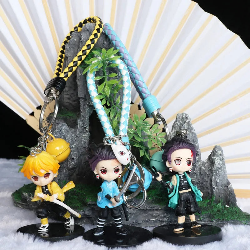 Llavero Exclusivo Demon Slayer Kamado Tanjirou y Nezuko - Accesorio de Cosplay