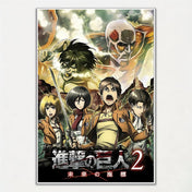 Póster Exclusivo de Attack On Titan para Decoración Moderna
