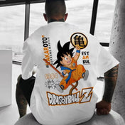 Camiseta Oversize Dragon Ball Z Goku para Hombres - Moda Casual y Cosplay - GambareG