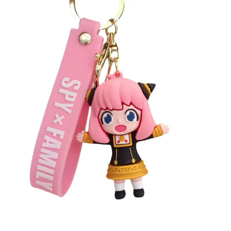 Llavero SPY×FAMILY Kawaii en Silicona PVC - Accesorio Exclusivo para Fans