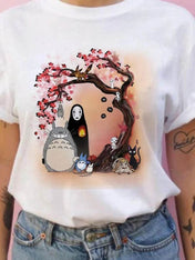 Camiseta de Verano Unisex Studio Ghibli My Neighbor Totoro Kawaii - GambareG
