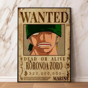 Póster One Piece WANTED