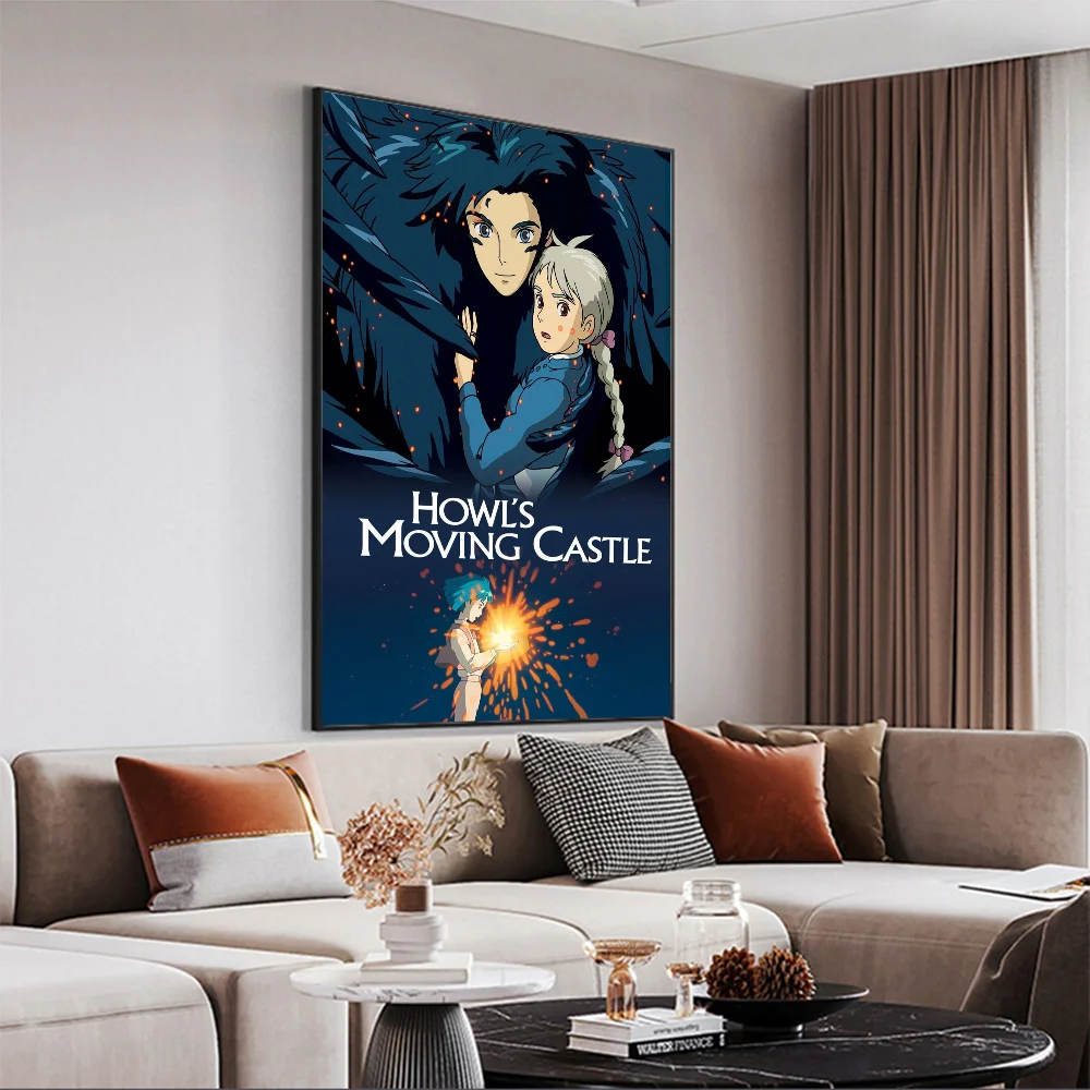 Póster Adhesivo HD de El Castillo Ambulante de Studio Ghibli