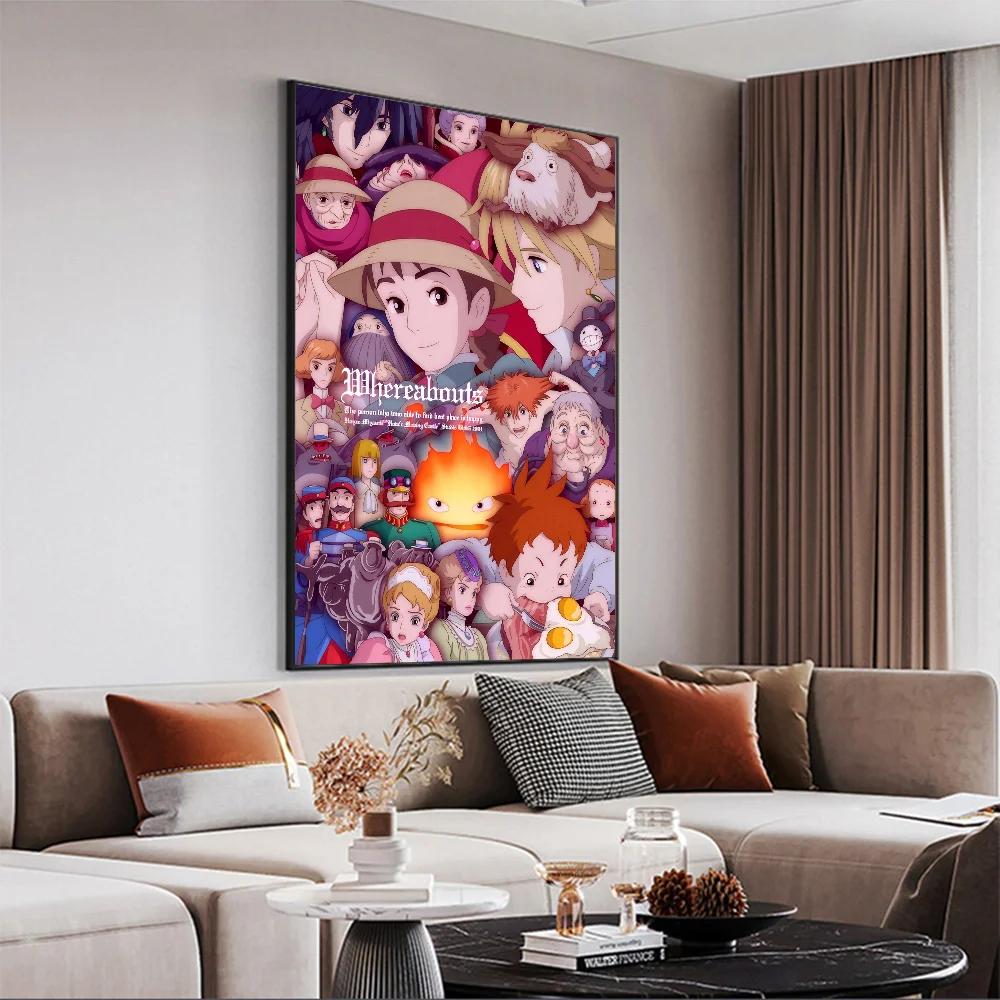 Póster Adhesivo HD de El Castillo Ambulante de Studio Ghibli