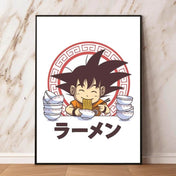 Arte de Pared Exclusivo Dragon Ball Goku para Decoración Moderna - GambareG