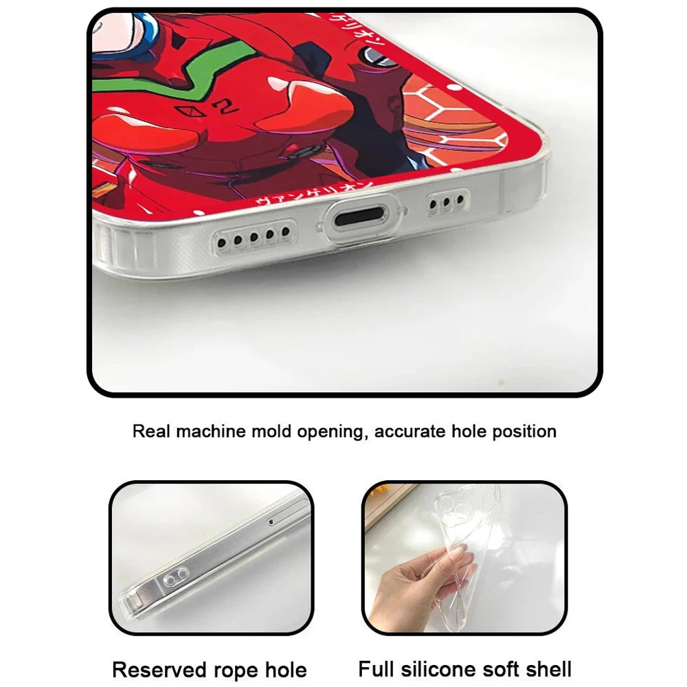 Funda Transparente Spy x Family Anya Bilibili para Samsung S21-S24