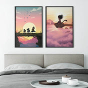 Arte de Pared Exclusivo Dragon Ball Goku para Decoración Moderna - GambareG