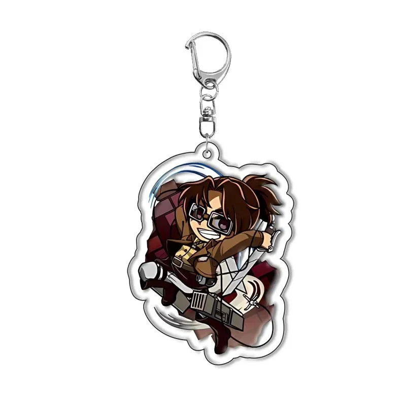 Llavero Doble Cara Levi Ackerman & Allen Yeager - Ataque de los Gigantes