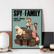 Póster Vintage Anime Spy x Family en Papel Premium - Decoración Elegante