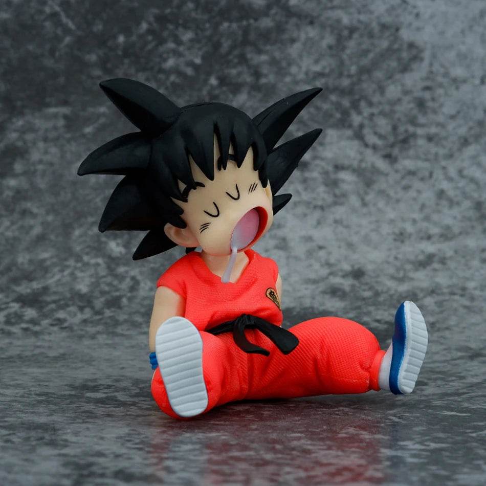 Figura Artesanal de Goku Durmiendo - Coleccionable de Dragon Ball 10cm - GambareG