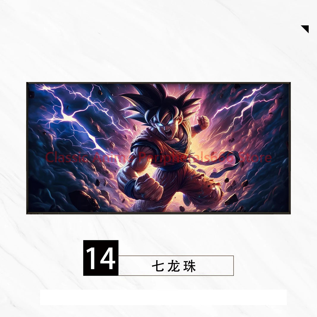 Pintura Colgante Dragon Ball Super Saiyan para Niños y Salones