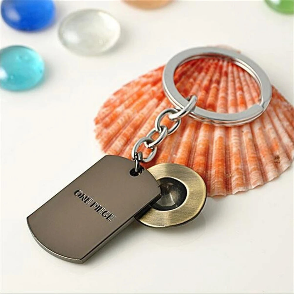Llave Luffy One Piece - Llavero de Acero Inoxidable para Fans del Anime