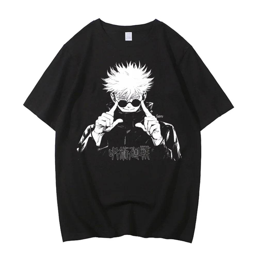 Camiseta de Algodón Alta Calidad Jujutsu Kaisen Satoru Gojo - GambareG