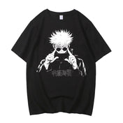 Camiseta de Algodón Alta Calidad Jujutsu Kaisen Satoru Gojo - GambareG