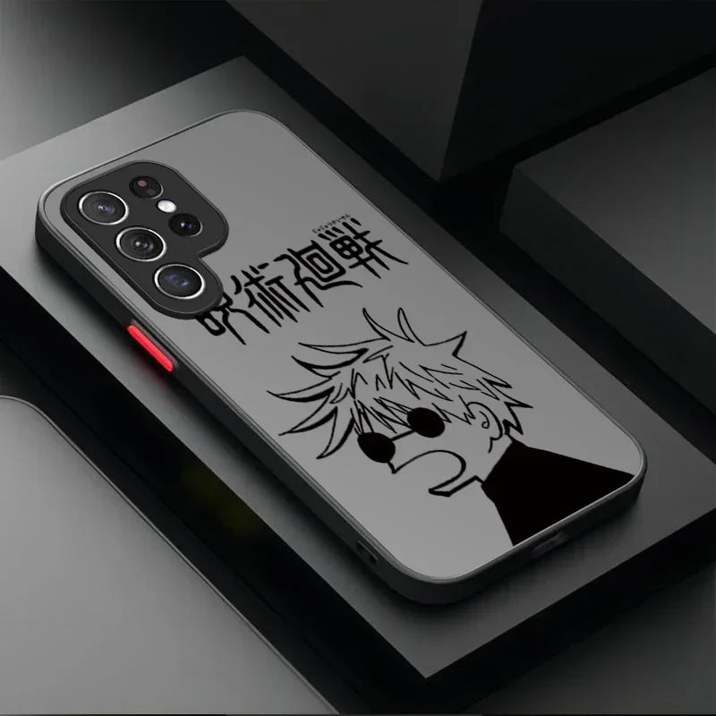 Funda rígida mate Jujutsu Kaisen para Samsung Galaxy