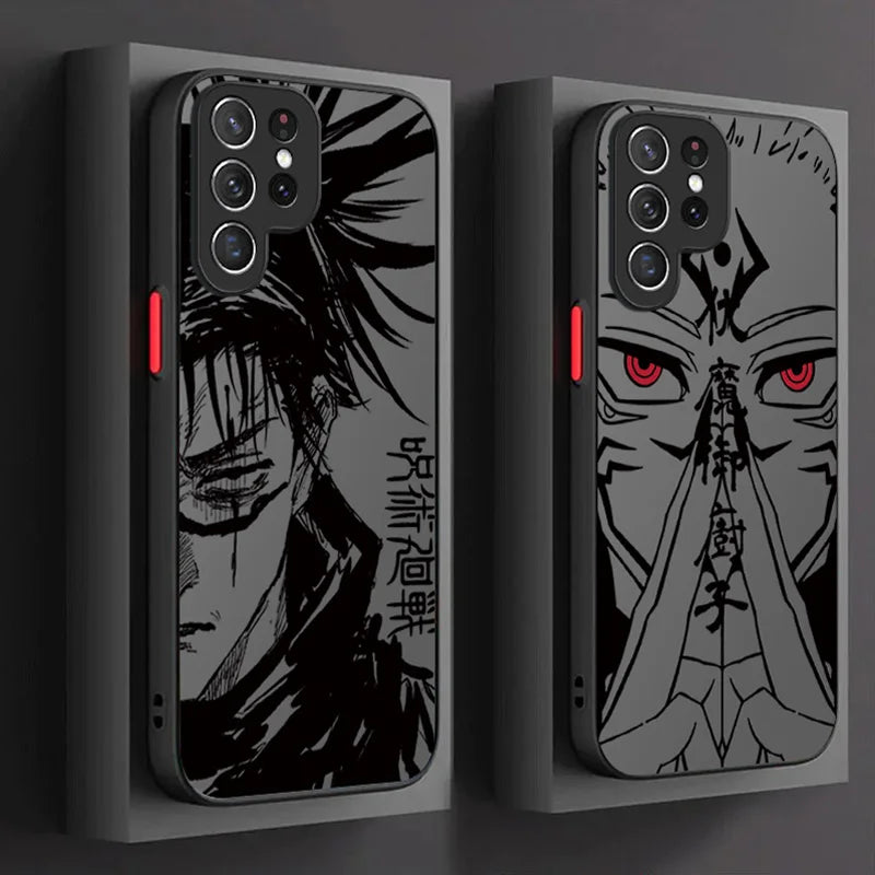 Funda rígida mate Jujutsu Kaisen para Samsung Galaxy