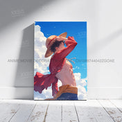 Lienzo Decorativo ONE PIECE - Arte de Monkey D. Luffy Sin Marco