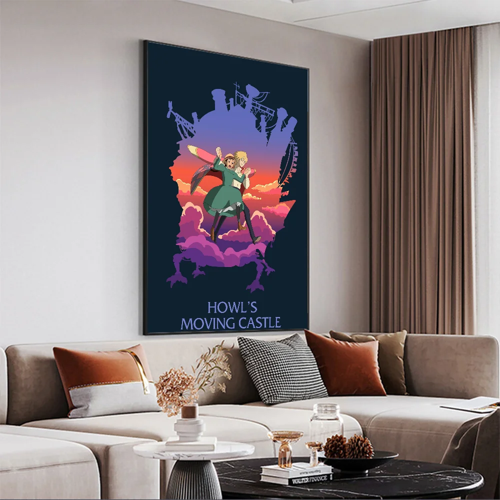 Póster Adhesivo HD de El Castillo Ambulante de Studio Ghibli
