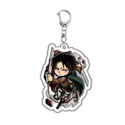 Llavero Doble Cara Levi Ackerman & Allen Yeager - Ataque de los Gigantes