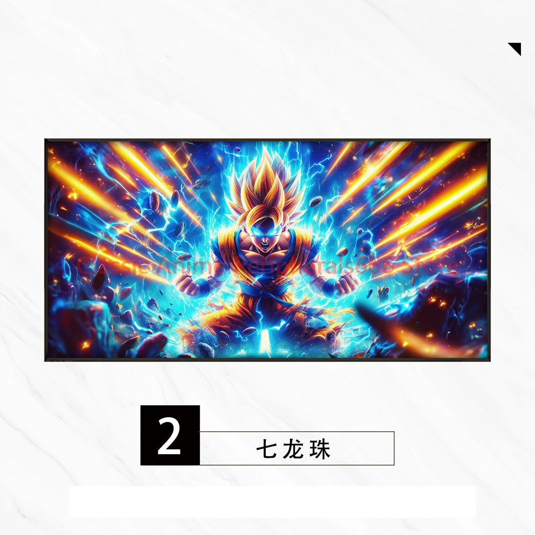 Pintura Colgante Dragon Ball Super Saiyan para Niños y Salones