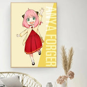 Póster Retro "Spy X Family" en Lienzo HD para Decoración Exclusiva