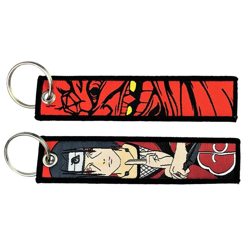 Llavero Bordado Naruto Itachi - Accesorio Exclusivo para Fans del Anime