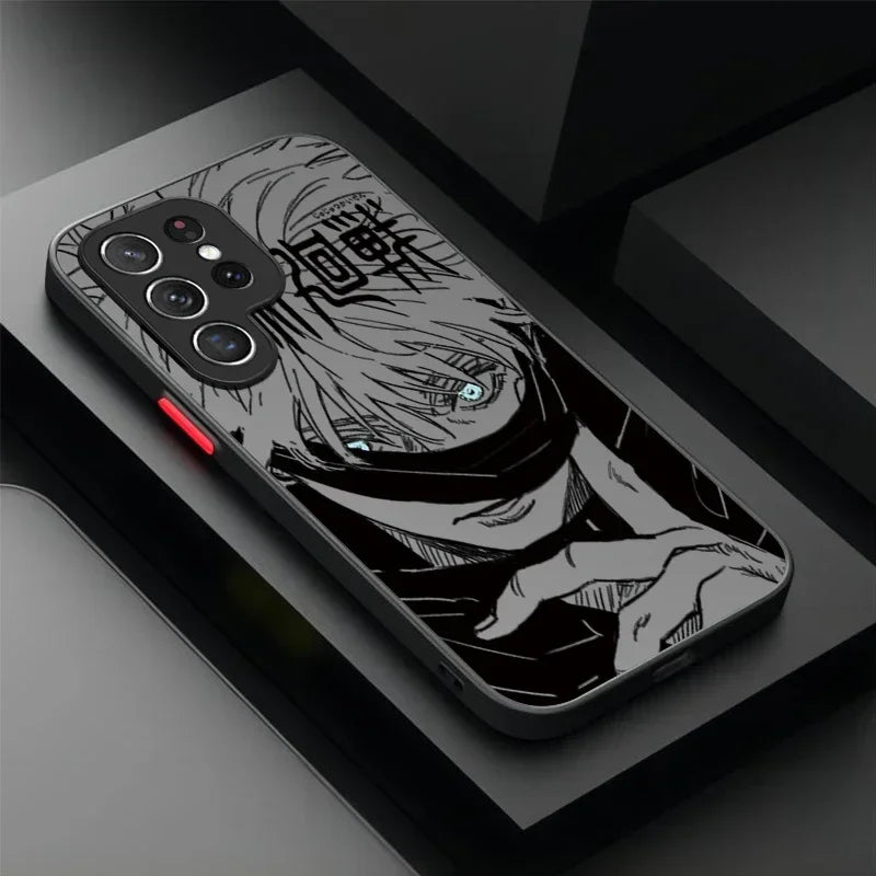 Funda rígida mate Jujutsu Kaisen para Samsung Galaxy