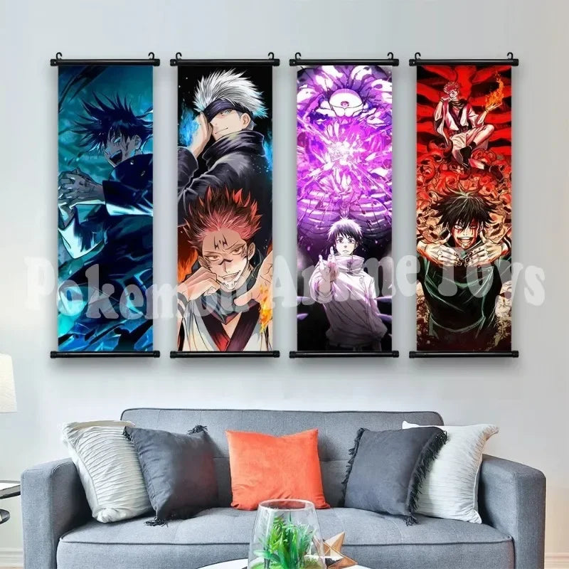 Mural Colgante Gojo Satoru de Jujutsu Kaisen para Decoración de Pared
