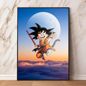 Arte de Pared Exclusivo Dragon Ball Goku para Decoración Moderna - GambareG