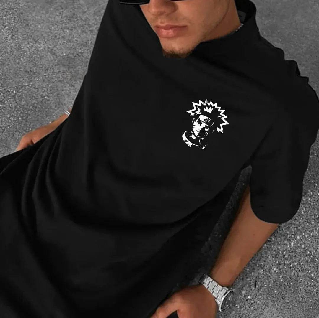 Camiseta Naruto Pain Oversize Unisex de Algodón para Verano - GambareG
