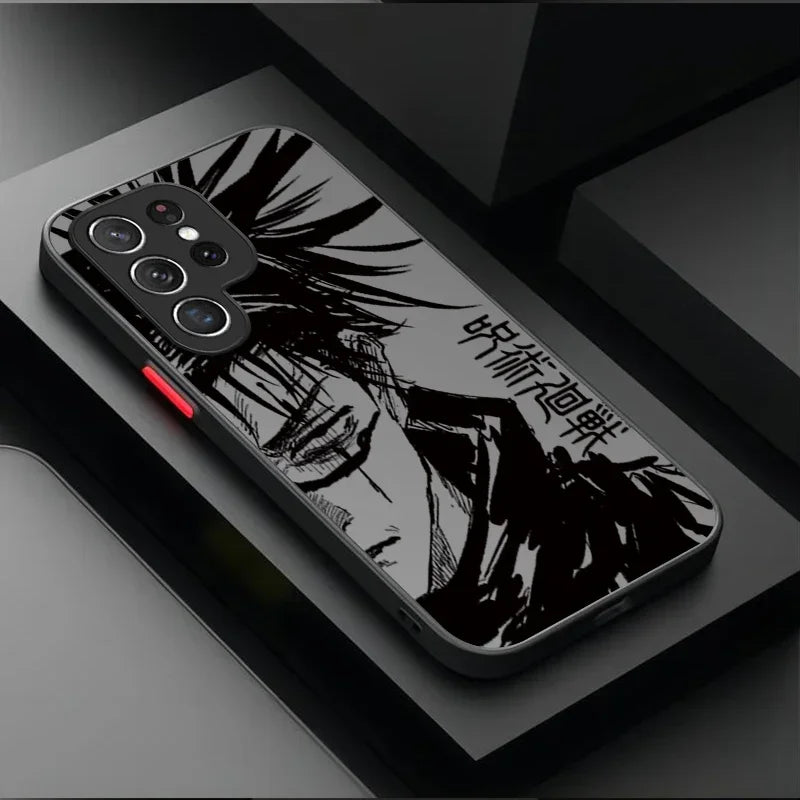 Funda rígida mate Jujutsu Kaisen para Samsung Galaxy
