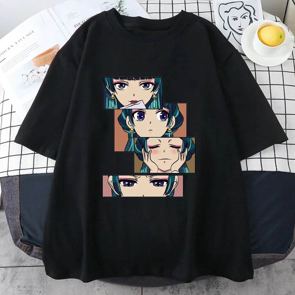 Camiseta Harajuku Anime The Apothecary Diaries para Mujer - GambareG