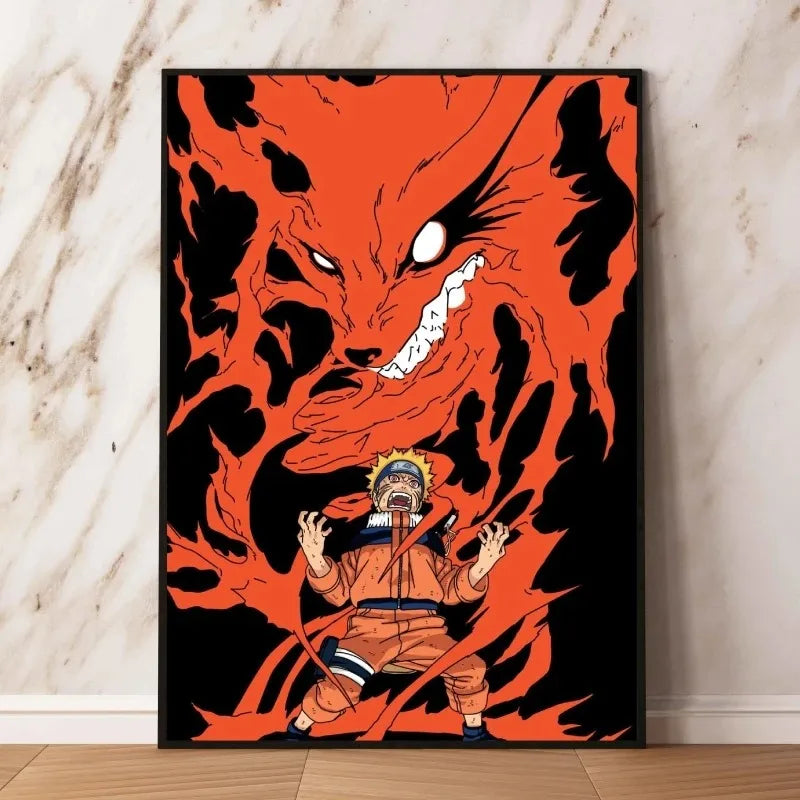Póster y Pintura de Naruto y Gaara - Arte de Alta Calidad para Coleccionistas