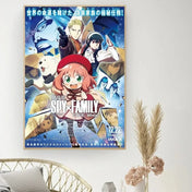 Póster Retro "Spy X Family" en Lienzo HD para Decoración Exclusiva