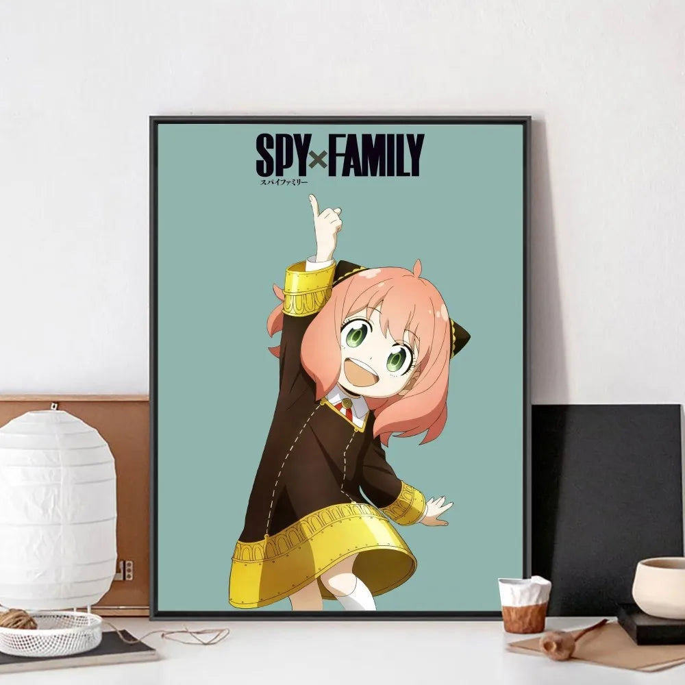 Póster Vintage Anime Spy x Family en Papel Premium - Decoración Elegante