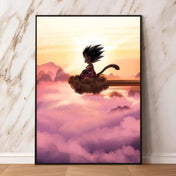 Arte de Pared Exclusivo Dragon Ball Goku para Decoración Moderna - GambareG
