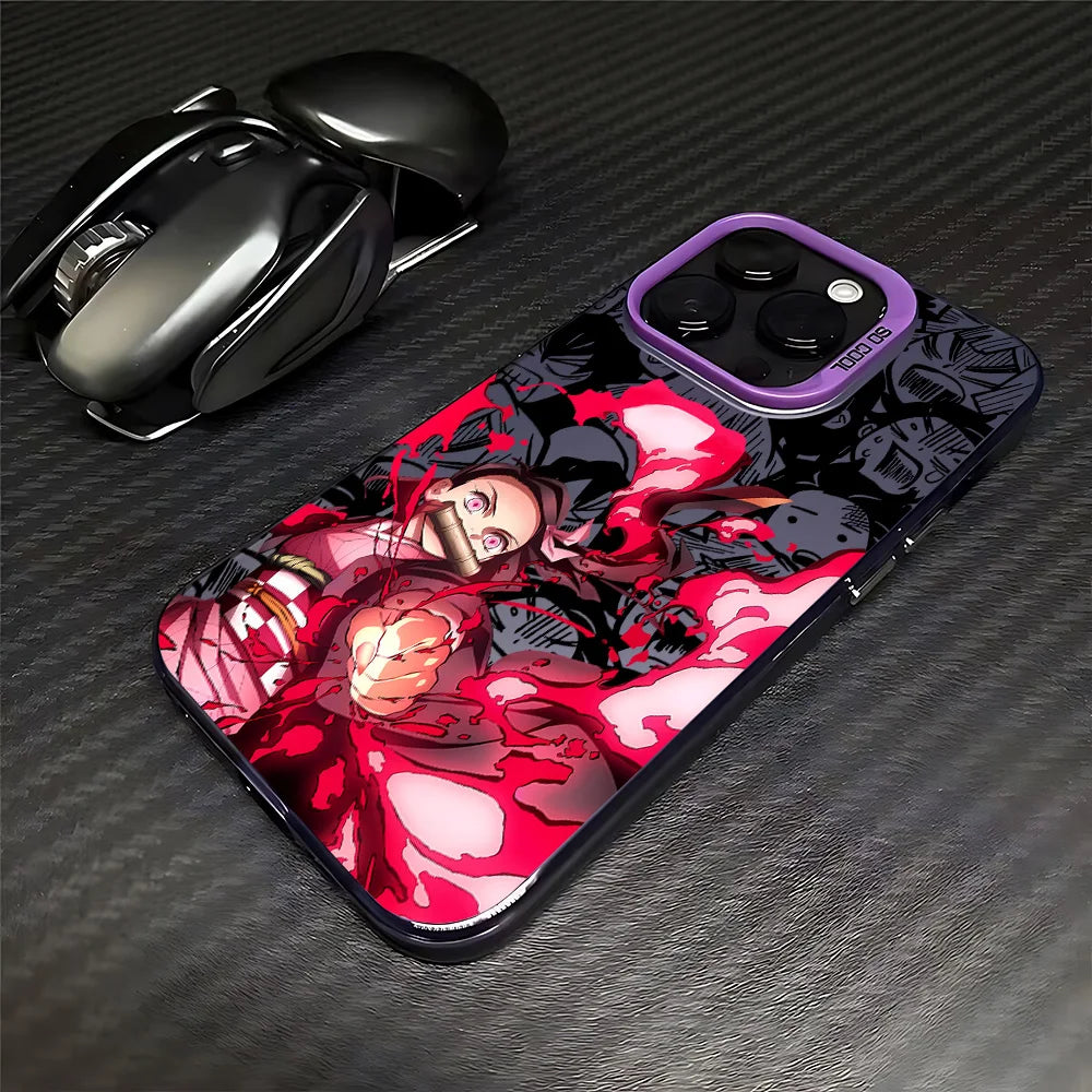 Funda Exclusiva Anime D-Demon Slayers Tanjiro para Xiaomi Redmi Note 8 a 14 Pro Plus