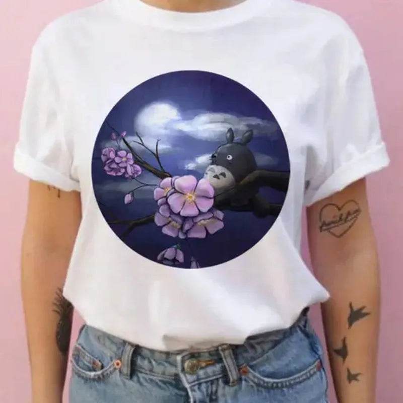 Camiseta de Verano Unisex Studio Ghibli My Neighbor Totoro Kawaii - GambareG