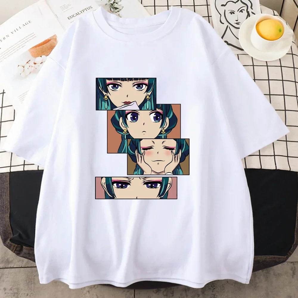 Camiseta Harajuku Anime The Apothecary Diaries para Mujer - GambareG