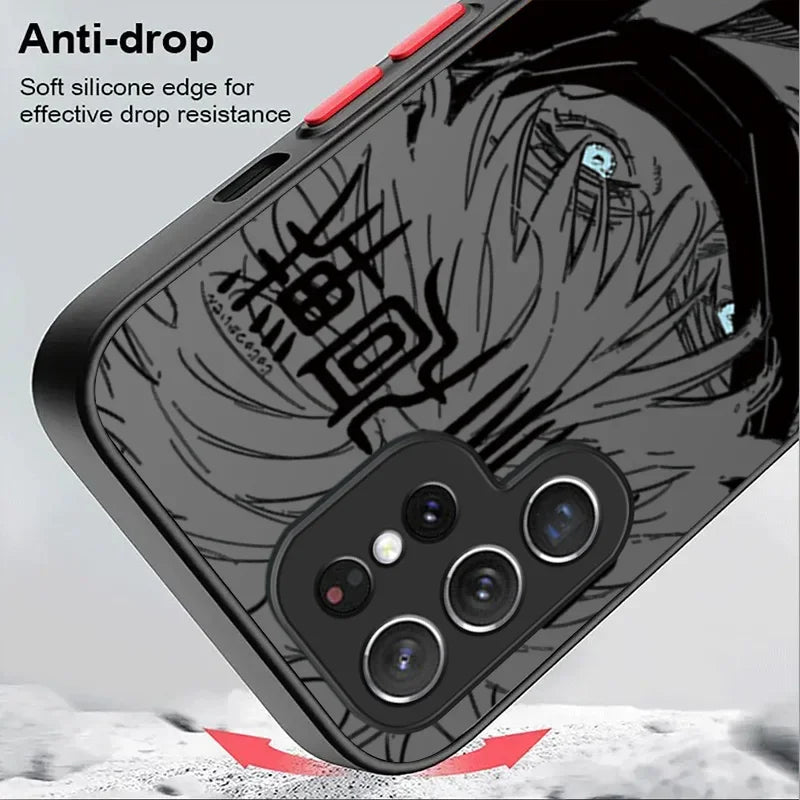 Funda rígida mate Jujutsu Kaisen para Samsung Galaxy