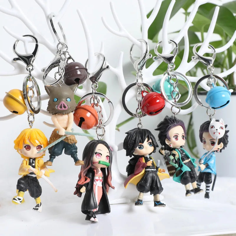 Llavero Exclusivo Demon Slayer Kamado Tanjirou y Nezuko - Accesorio de Cosplay