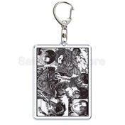 Llavero Doble Cara Levi Ackerman y Allen Yeager de Anime Attacking of The Giants